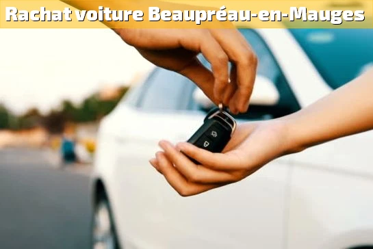 Technicien Manocar évaluant une auto d'occasion à Beaupréau-en-Mauges