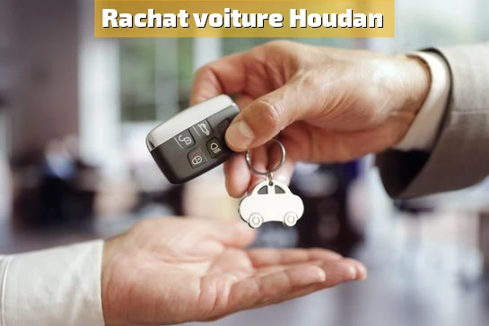Technicien Manocar évaluant une auto d'occasion à Houdan
