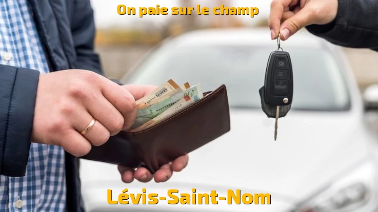 Manocar reprend un véhicule accidenté Place Yvon Esnault à Lévis-Saint-Nom